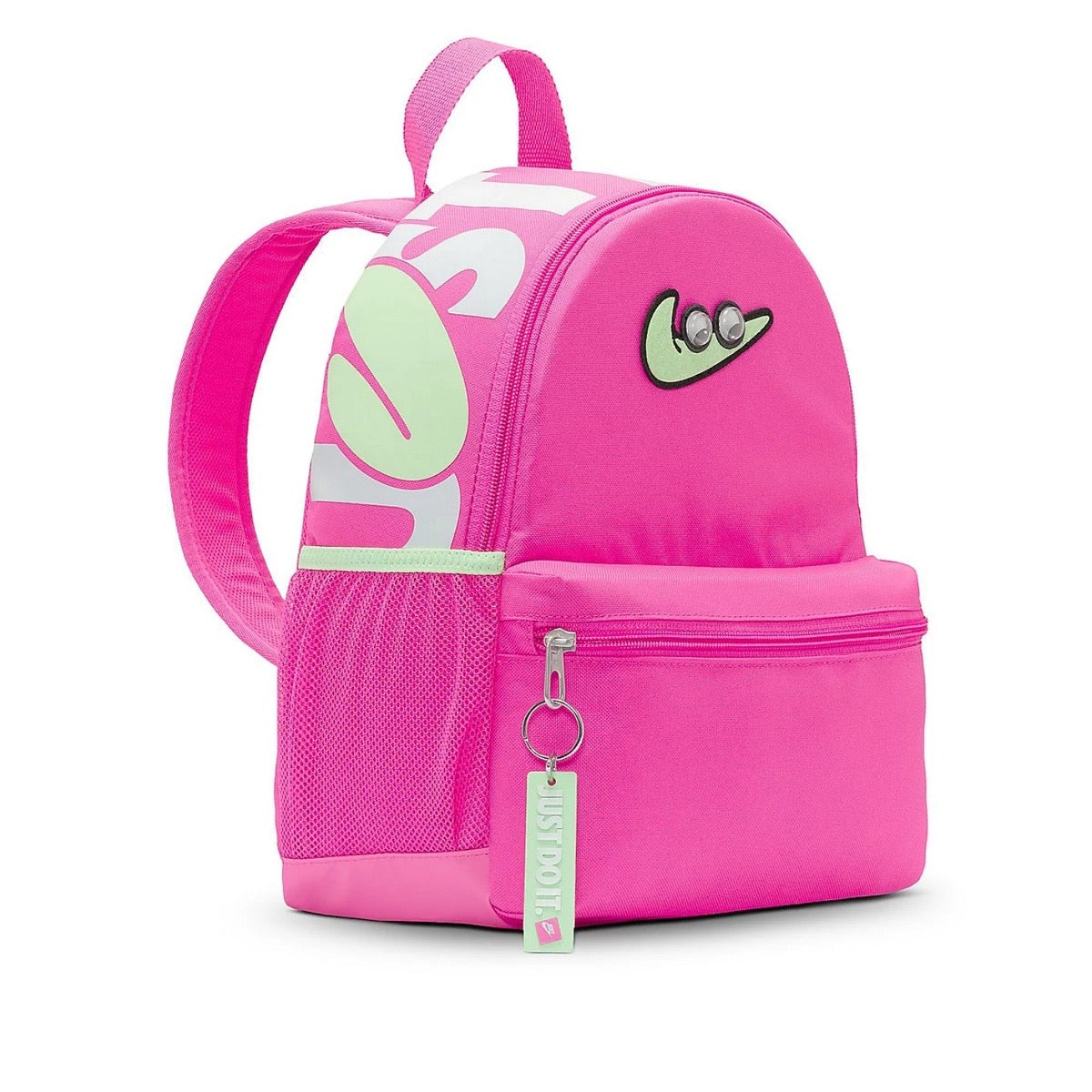 Nike Kids Pink Backpack with Fun 3D Swoosh Design