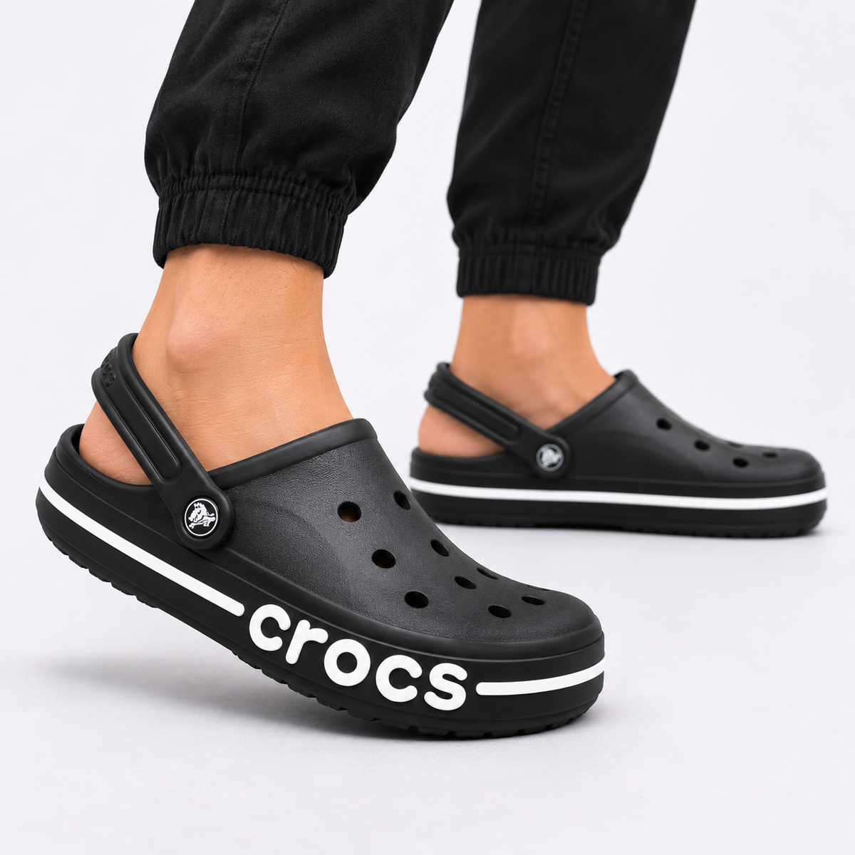 Crocs Bayaband Clog Black/White
