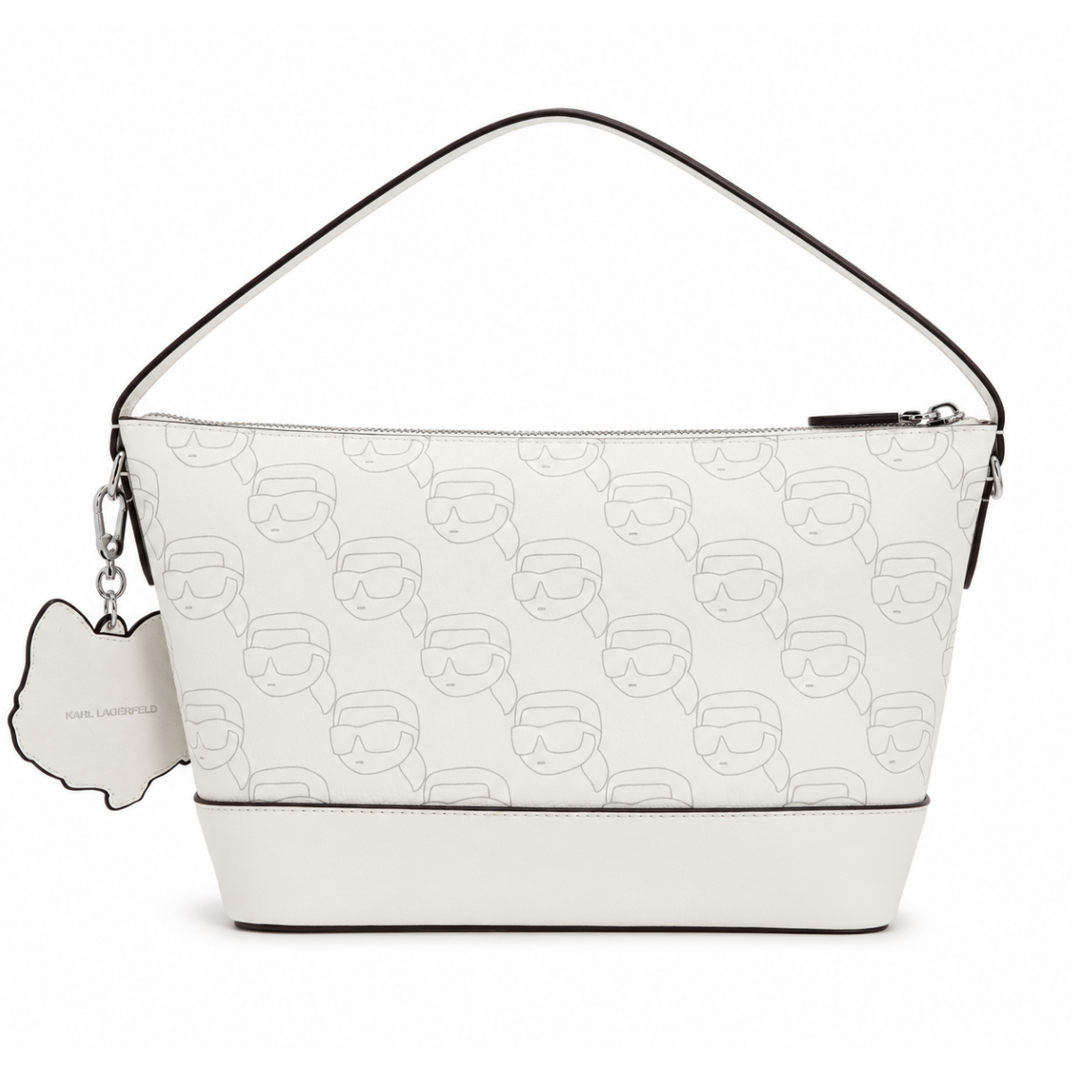 KARL LAGERFELD
Ikon Mono CC Crossbody Bag Nft AOP Cream White