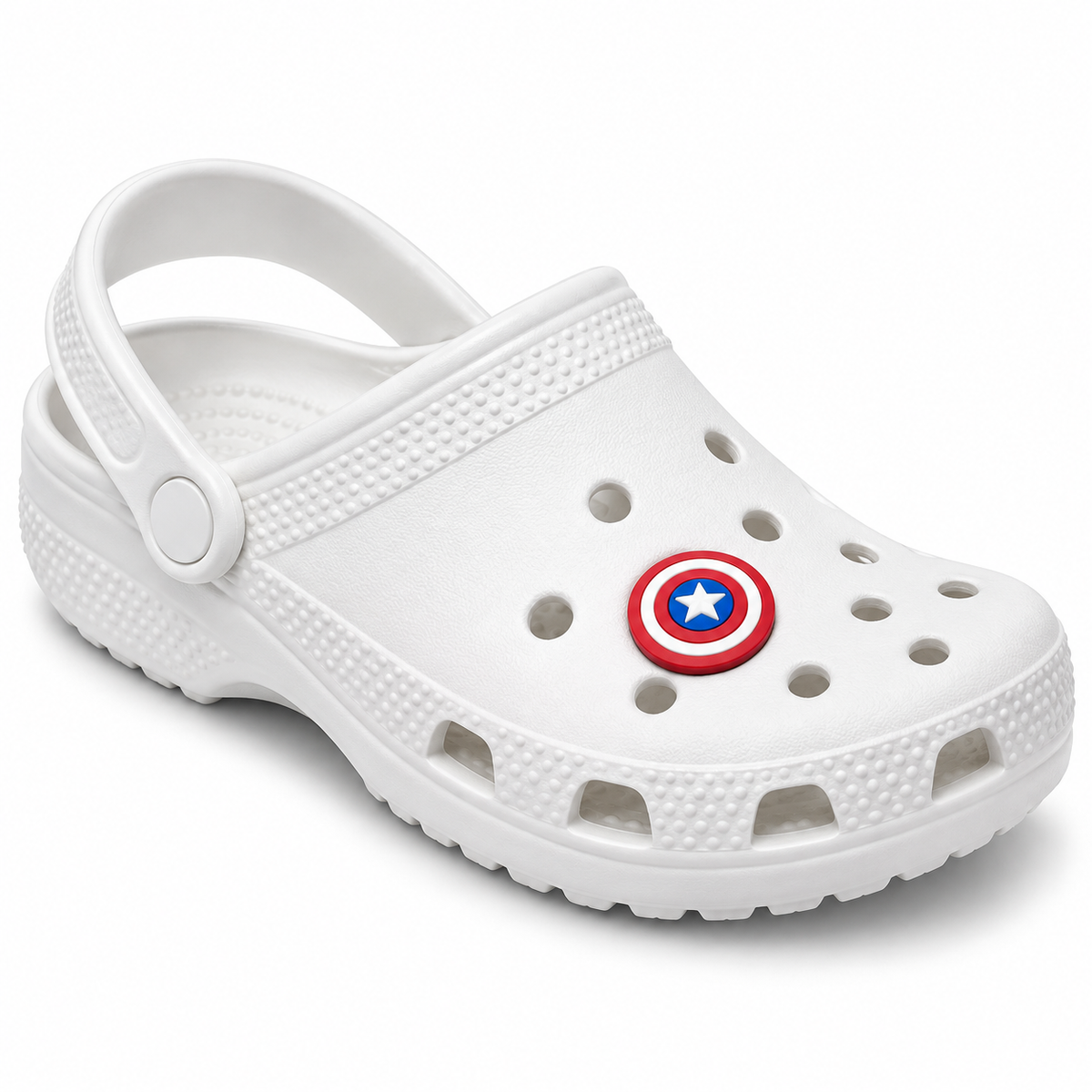 Crocs Jibbitz Captain America Lighting Logo