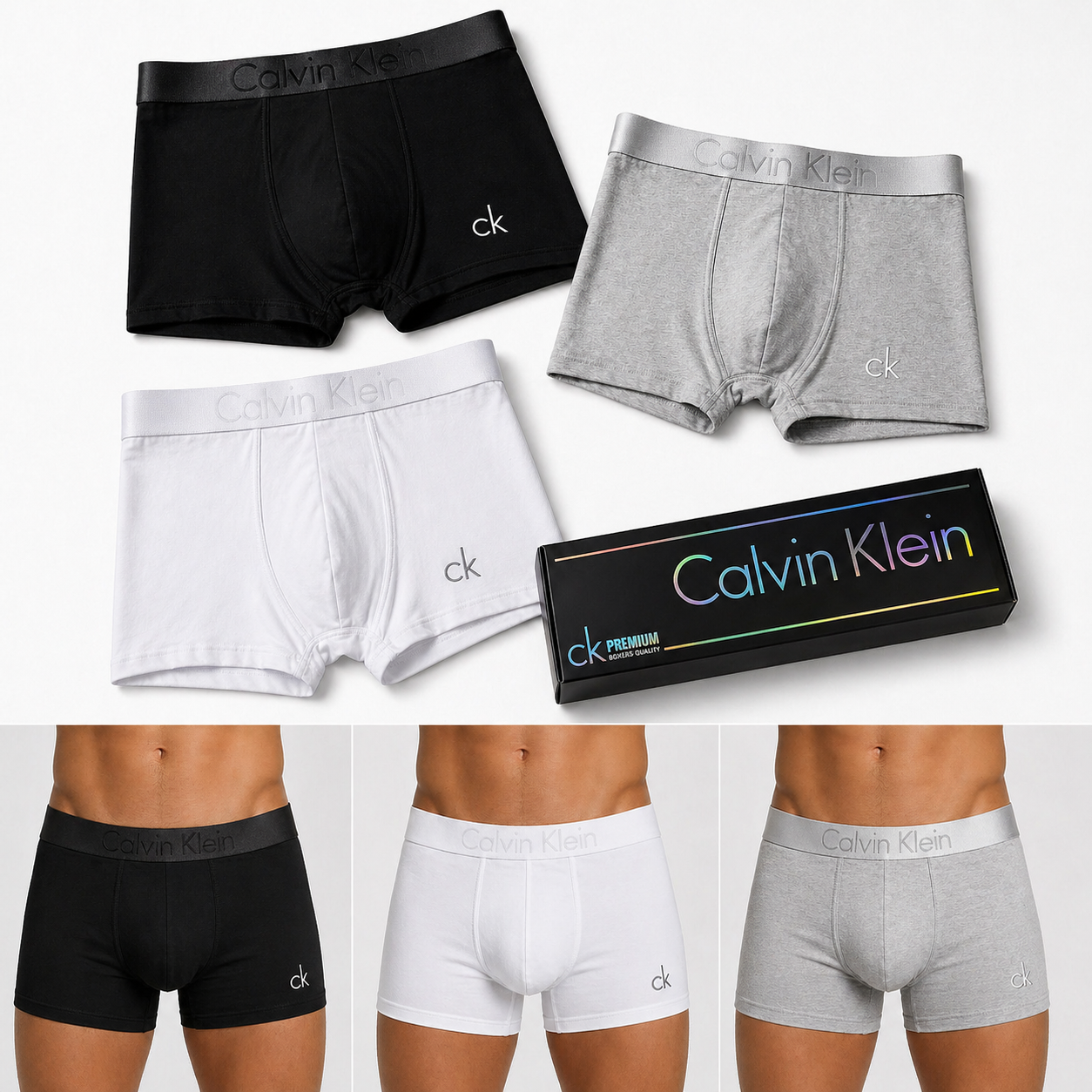 Calvin Klein Men's Underwear Trunks Pack.