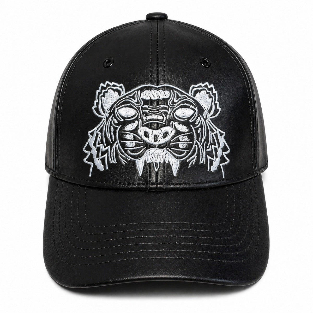 Kenzo Tiger Leather Baseball Cap