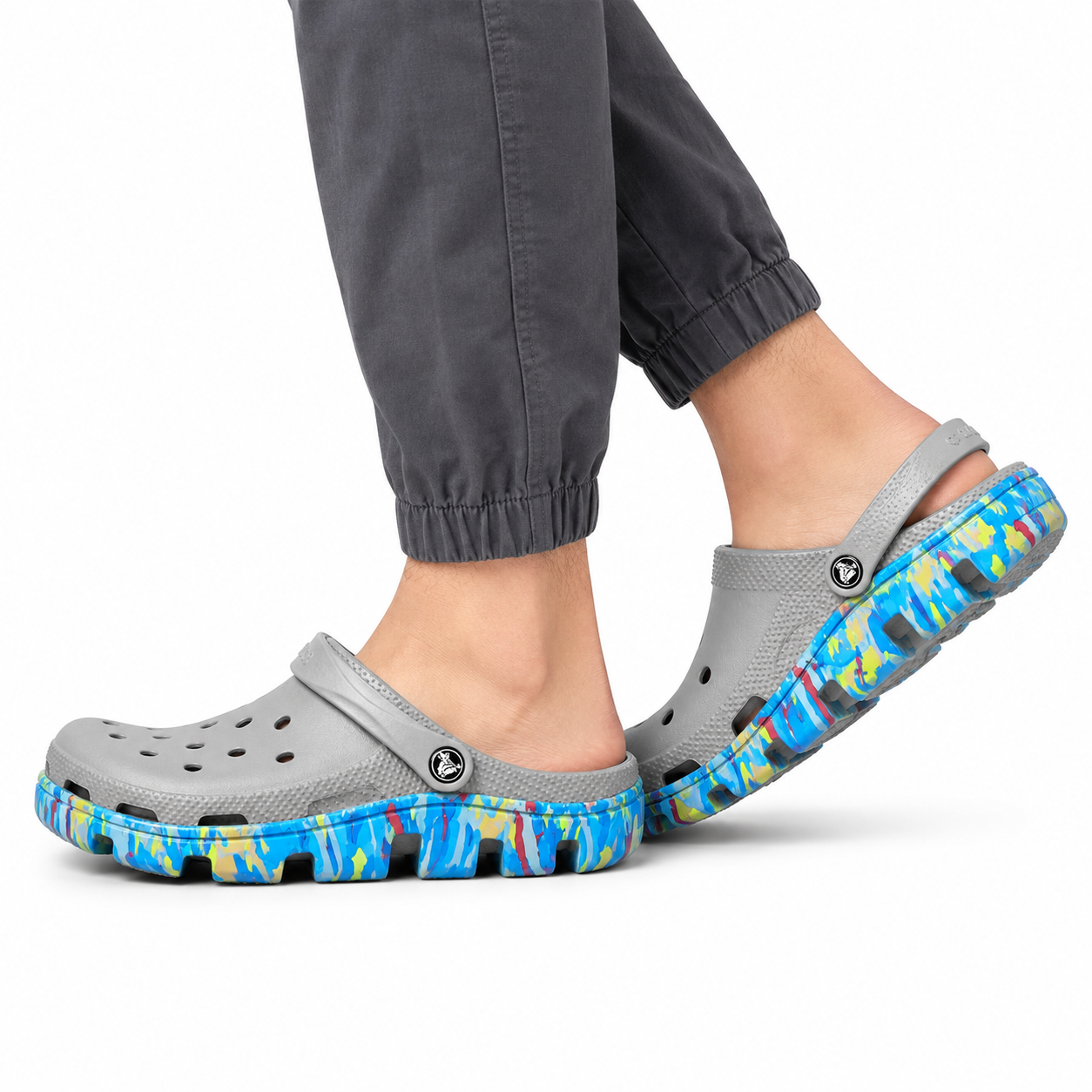 Crocs Duet Sport marbled clog