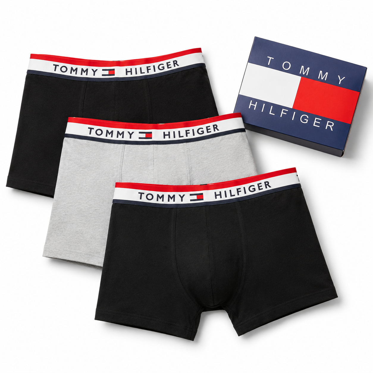 Tommy Hilfiger Essential Print Trunks 3 Pack