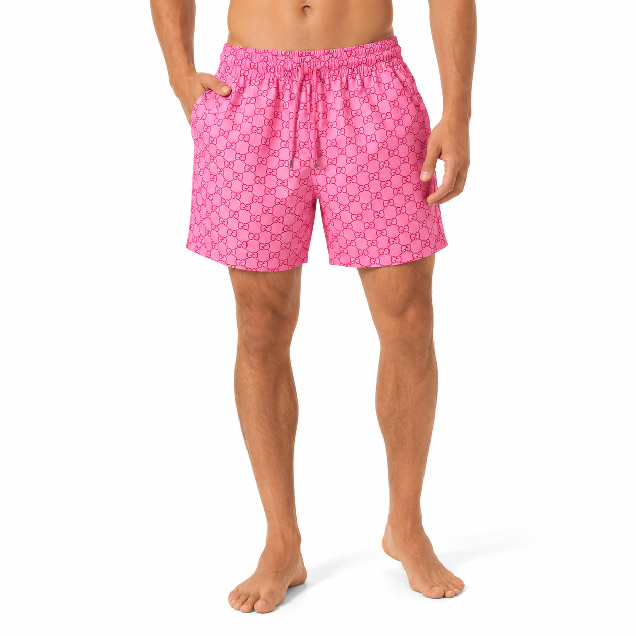 Gucci GG Print Nylon Swim Short