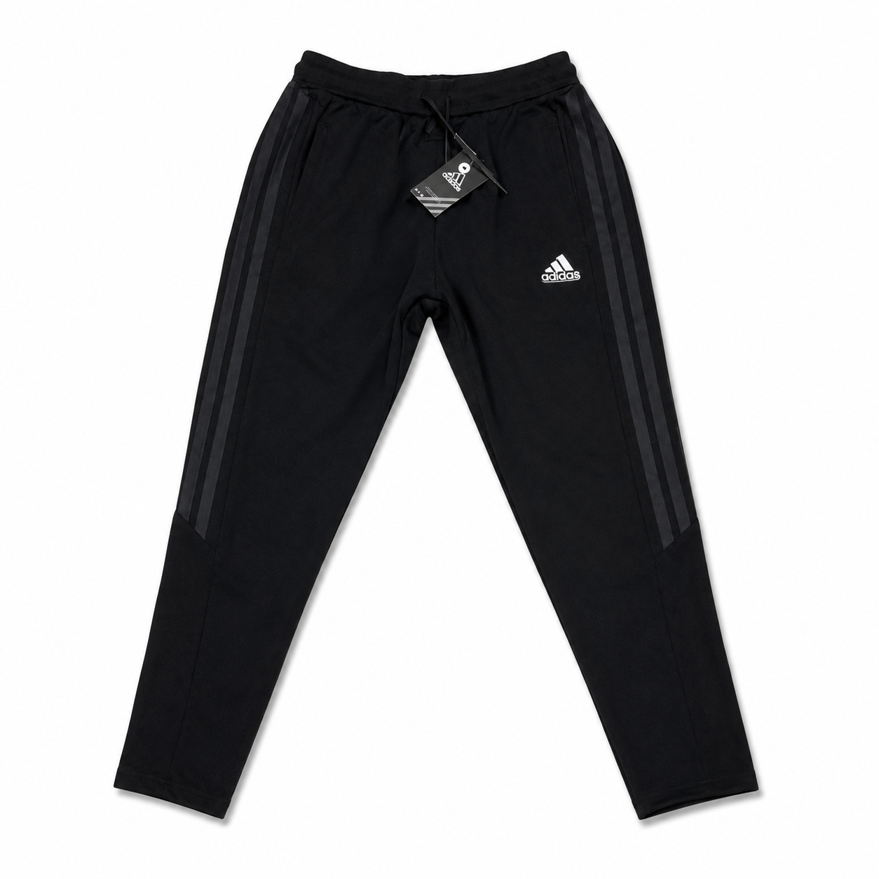 Adidas Tiro training pants featuring classic three-stripe Full Black