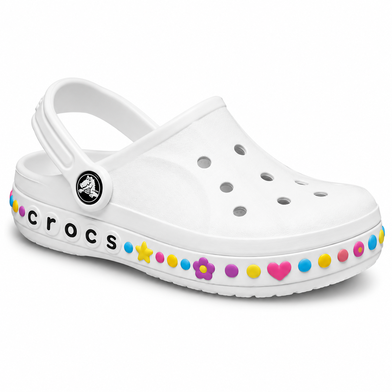 Crocs Bayaband Charm Band Clog Kids - WIT