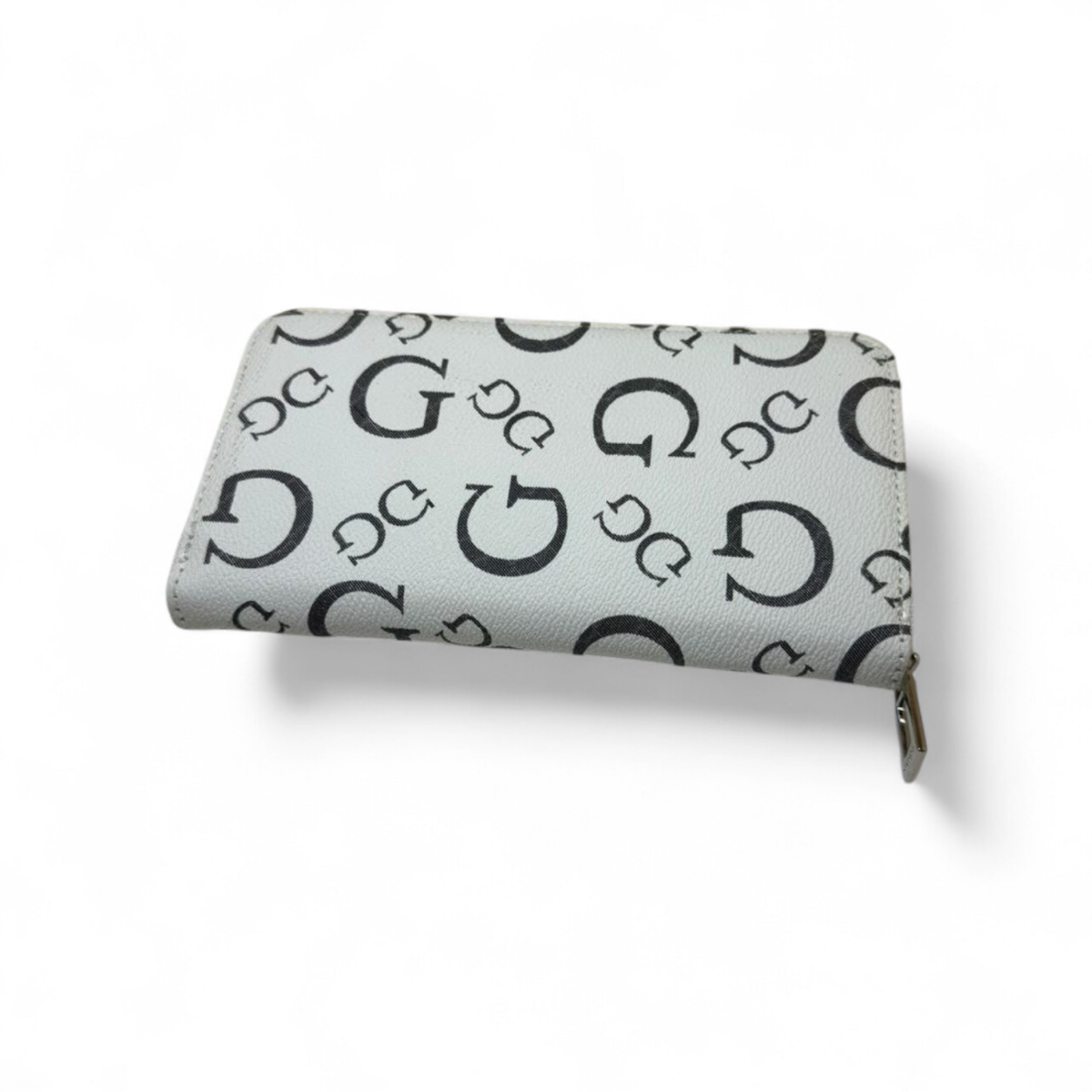 Guess Wallet Woman G Logo White