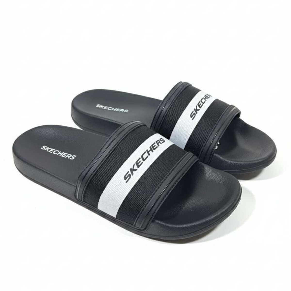 Skechers Sport  Side Lines Slides Black