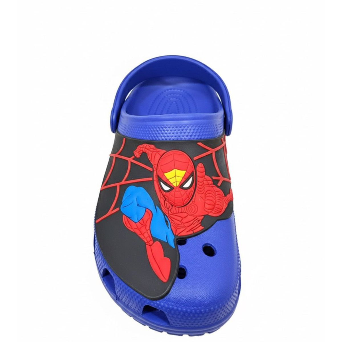 حذاء كروكس سبايدرمان للأطفال باللون الأزرق