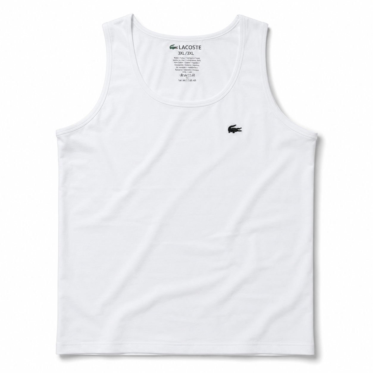 Lacoste White Tank Top 3-pack