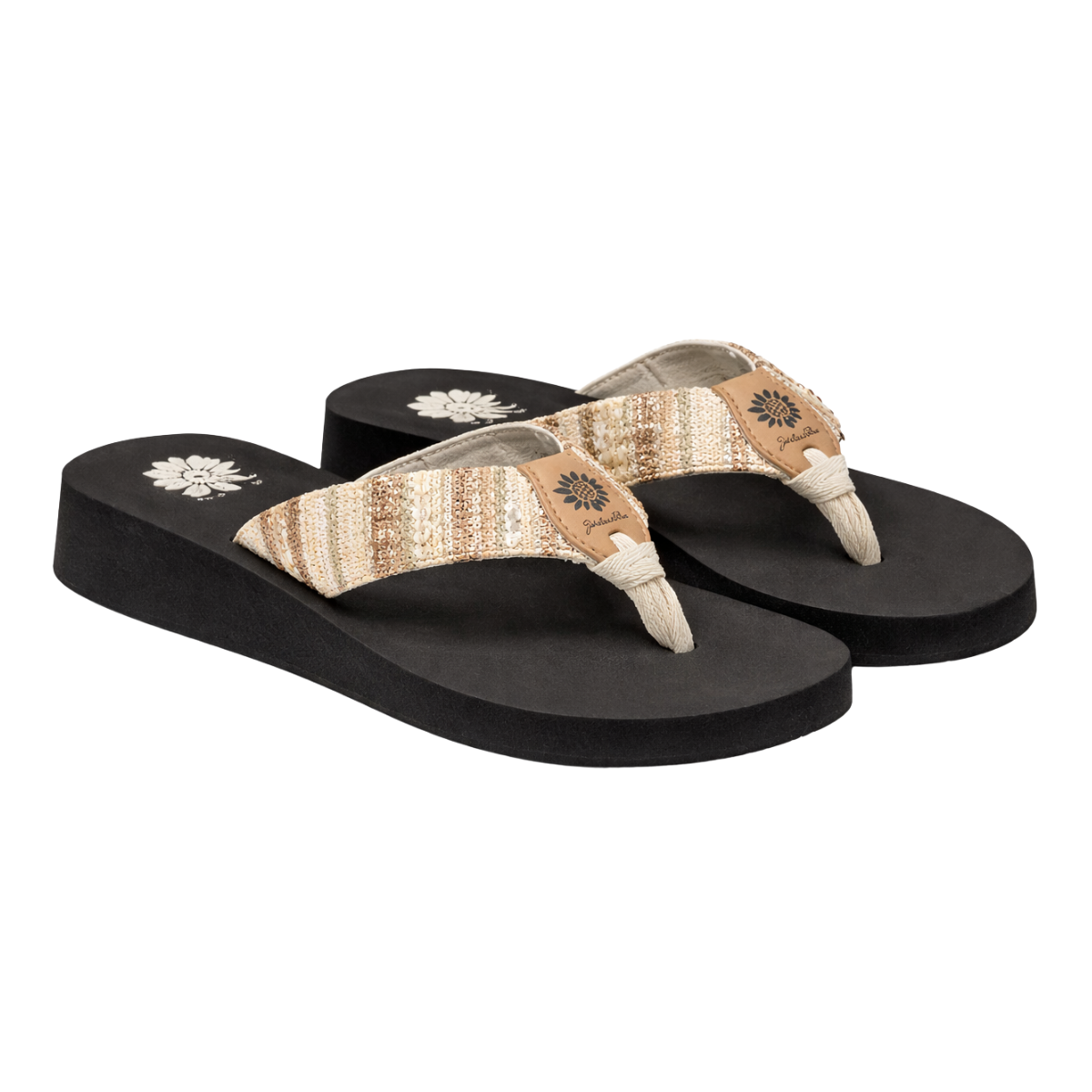 Yellow Box Fianni flip-flops