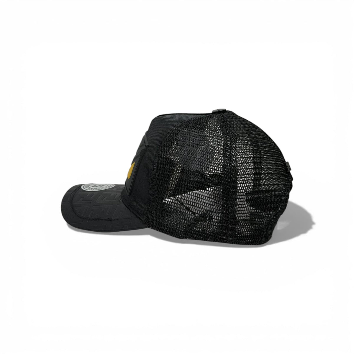 Fendi Roma Monster Eyes Trucker Hat in black