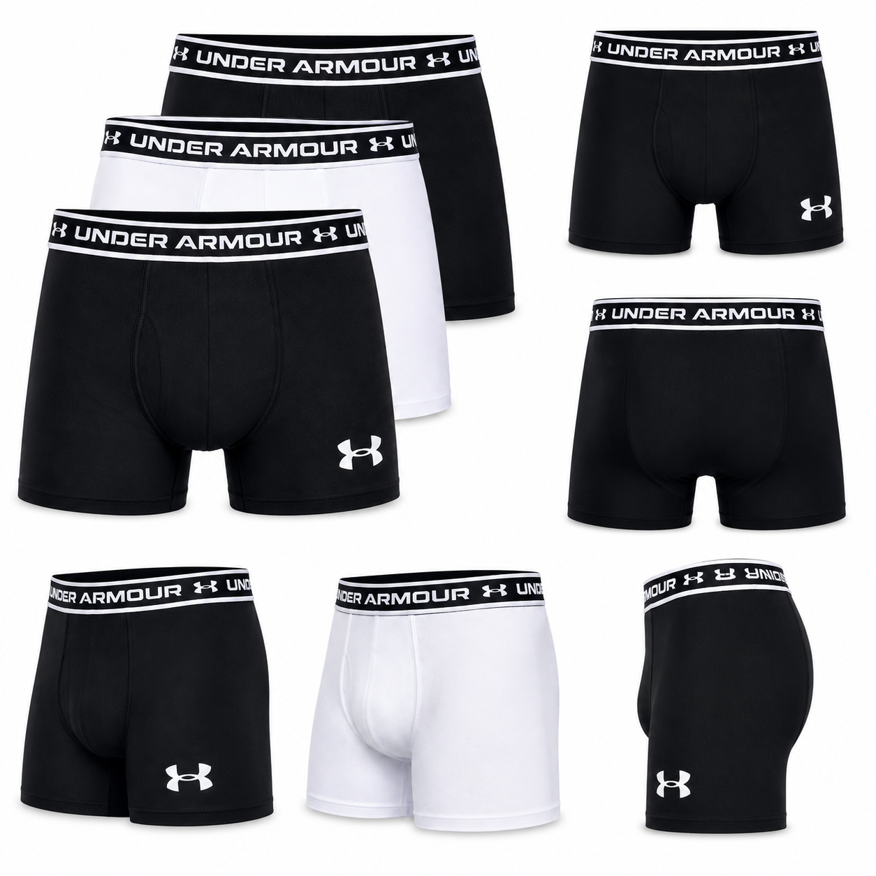 Under Armour Men's Performance Cotton 3-inch Boxerjocks