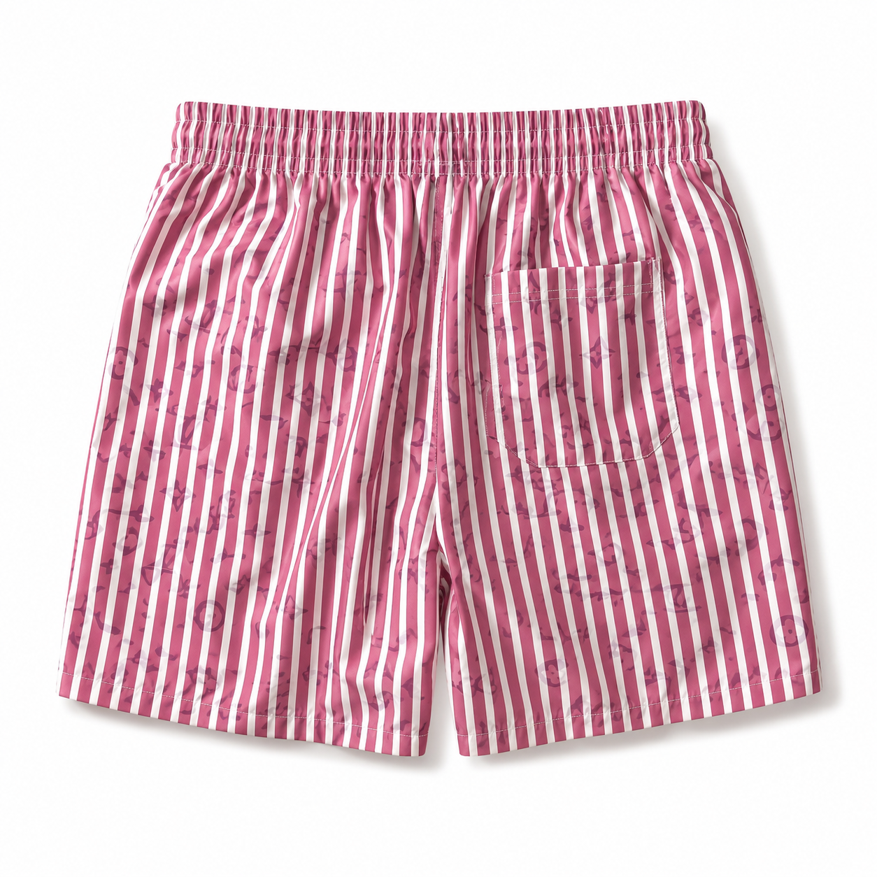 Louis Vuitton stencil-effect monogram swim shorts