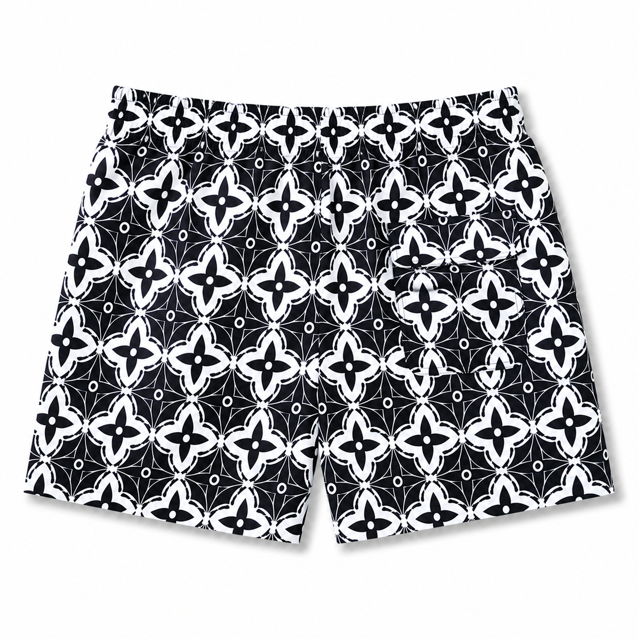 Louis Vuitton Stencil-Effect Monogram swim shorts
