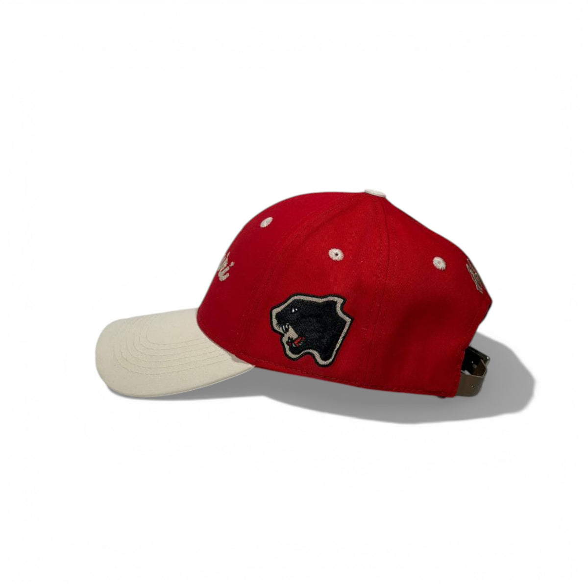 Amiri Panther Patch Two-Tone Baseball Cap.