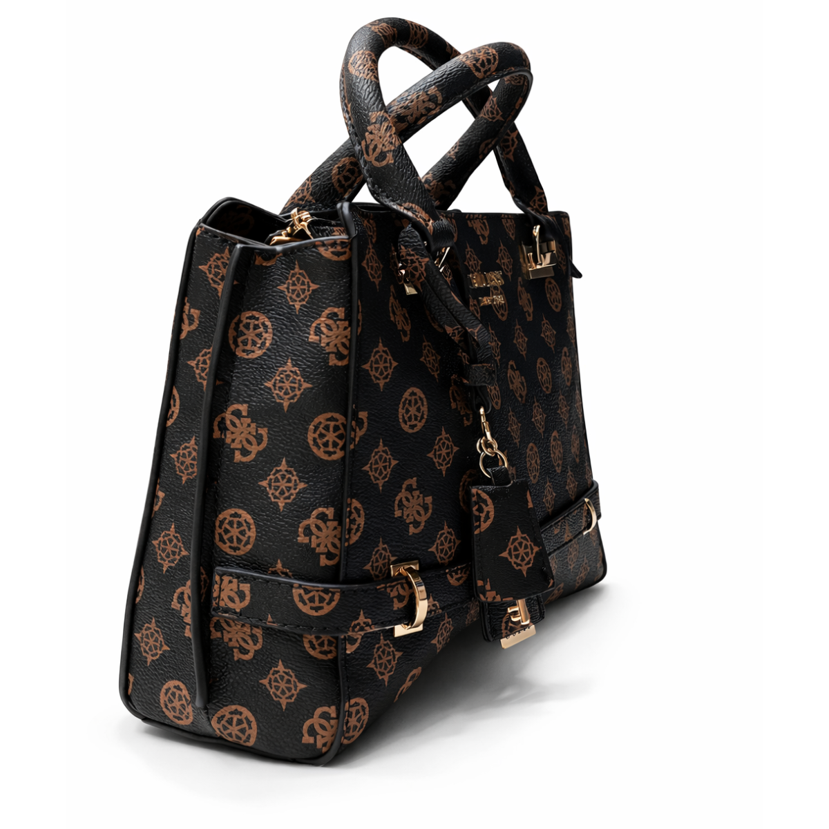 Guess Zarela Girlfriend Tote in Black synthetic leather