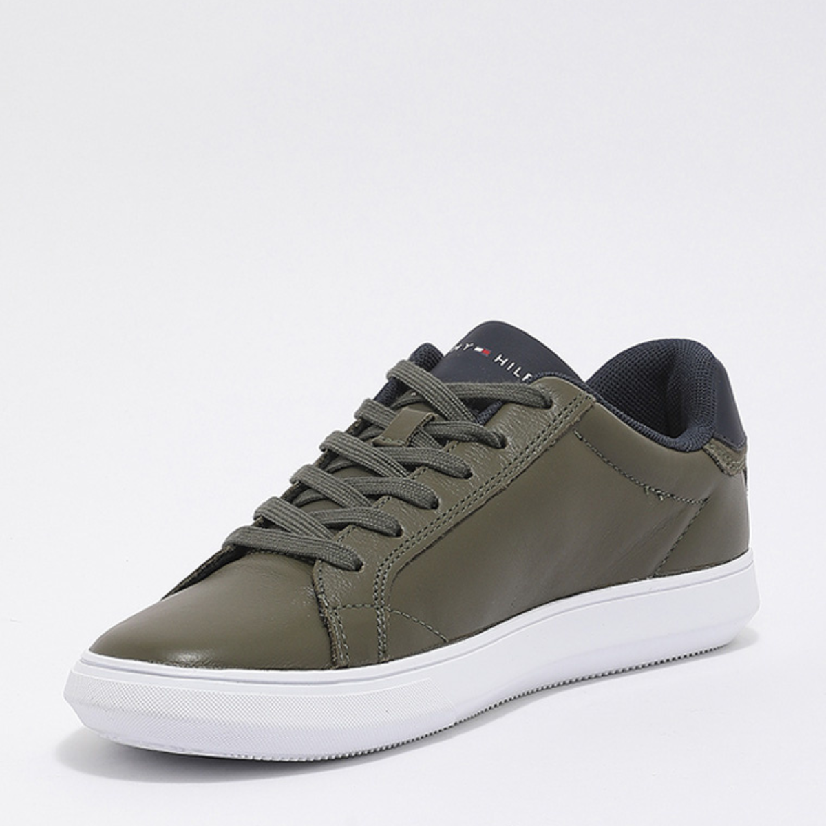 Tommy Hilfiger Essential Leather Green Shoe