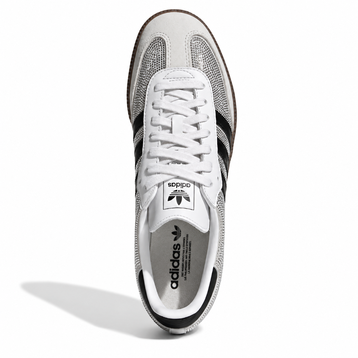 Adidas Samba OG Rhinestone Crystal White Silver