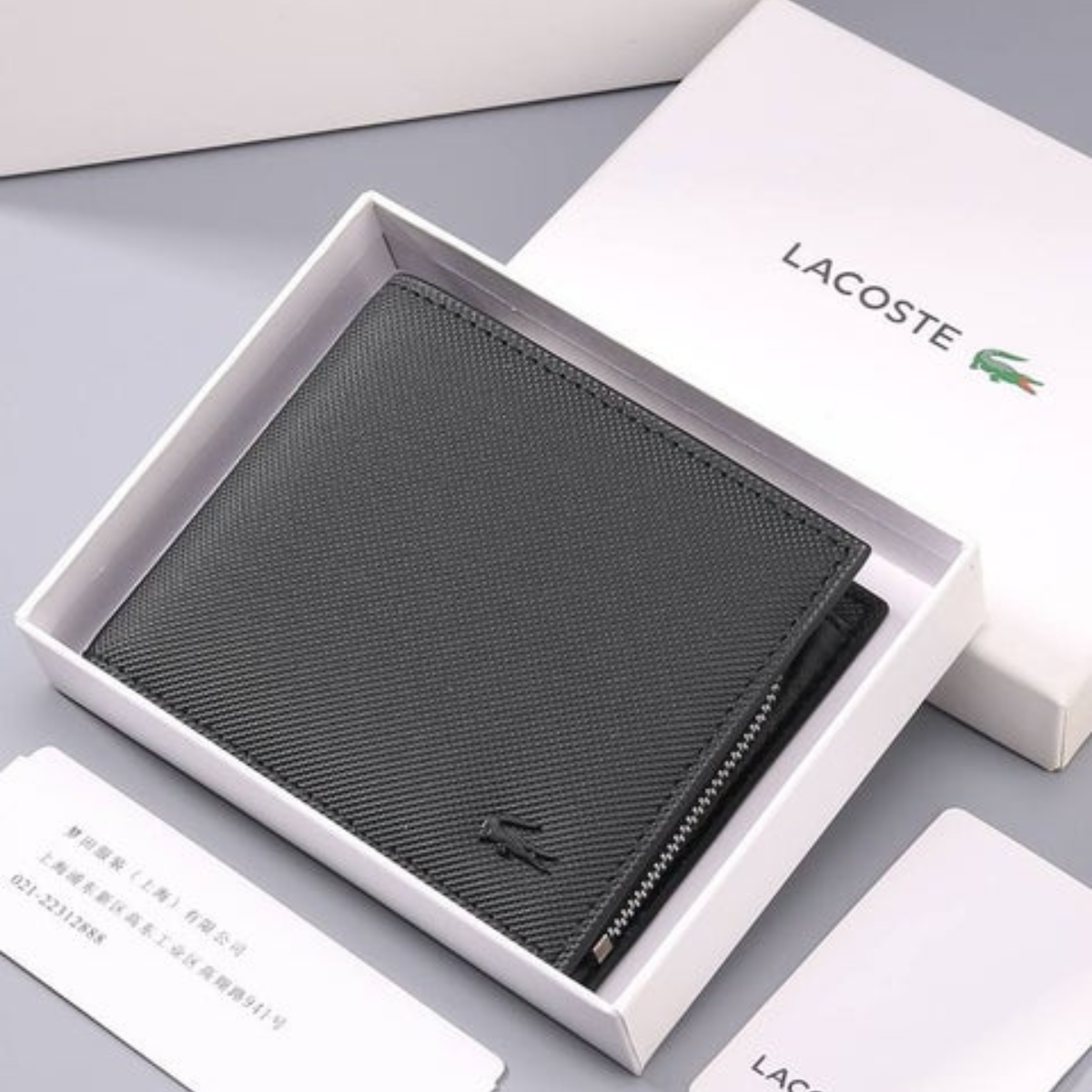 Lacoste men's bifold wallet,