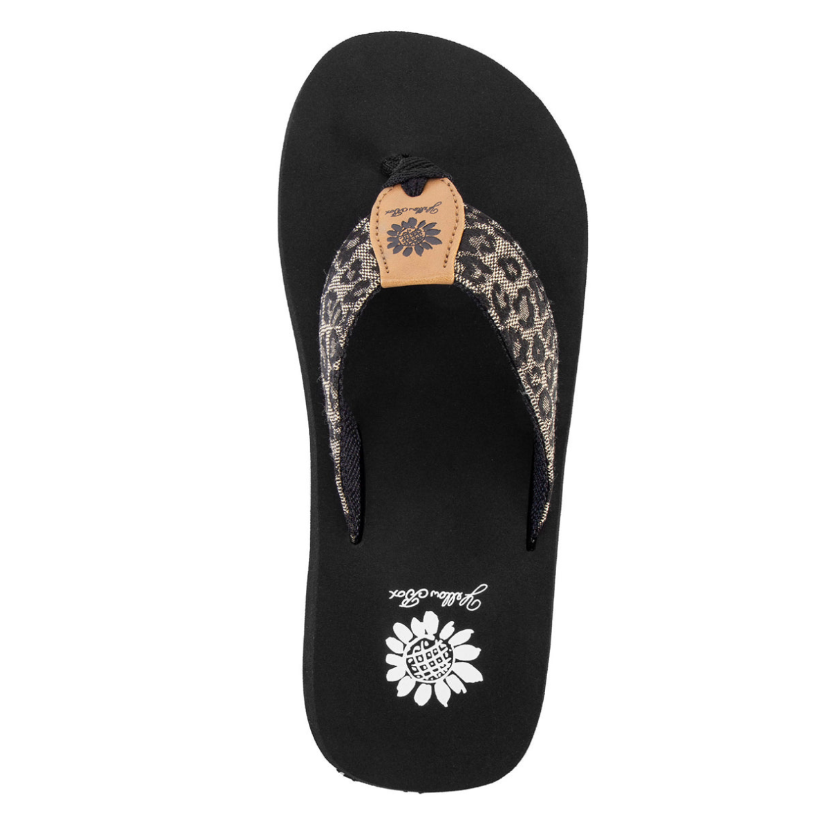 Yellow Box Fascell flip-flops