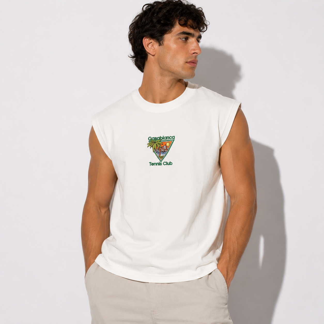 Casablanca Sleeveless T-Shirt