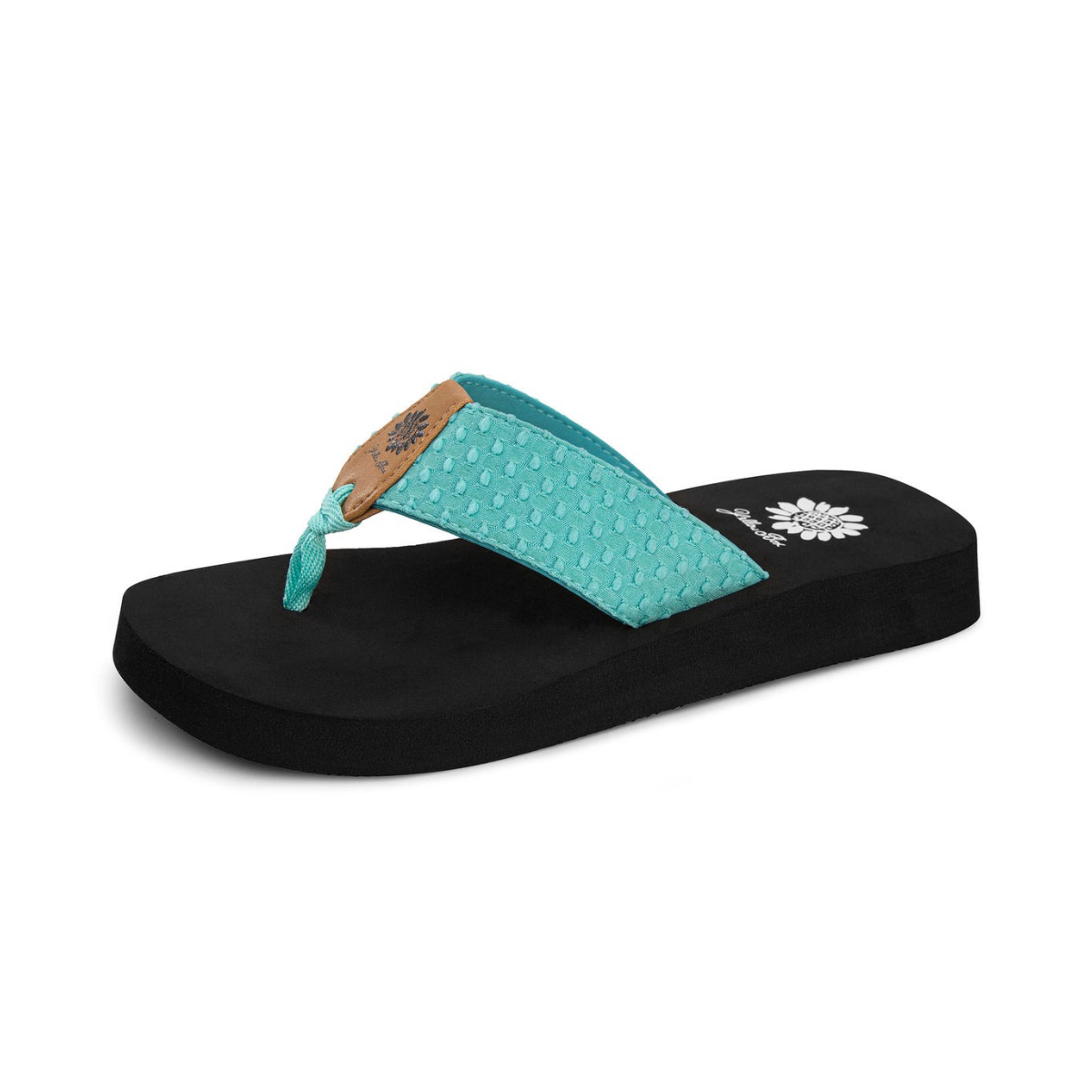 Yellow Box Jazmine flip-flops