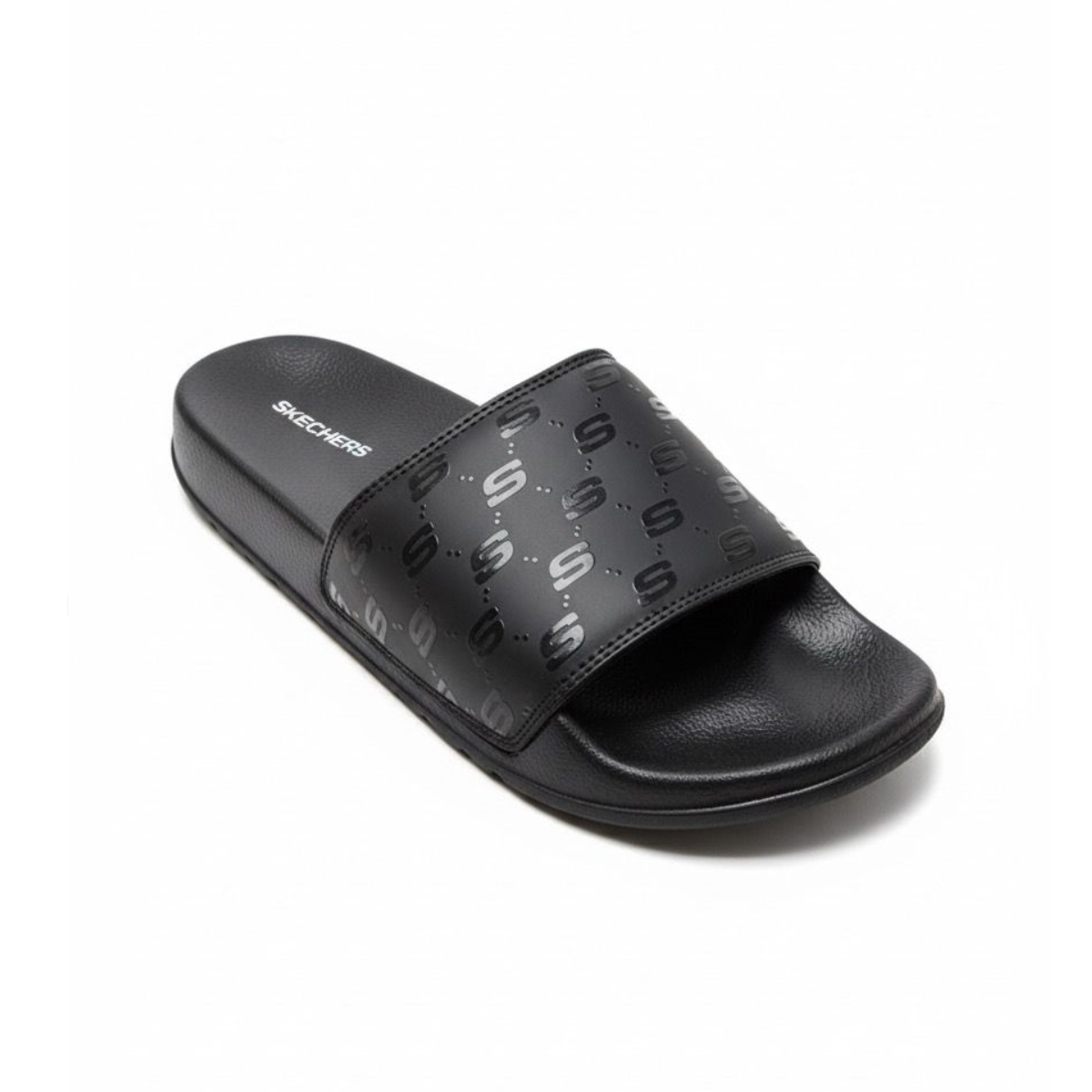 Skechers Sandel Side Lines 2 Slides Black