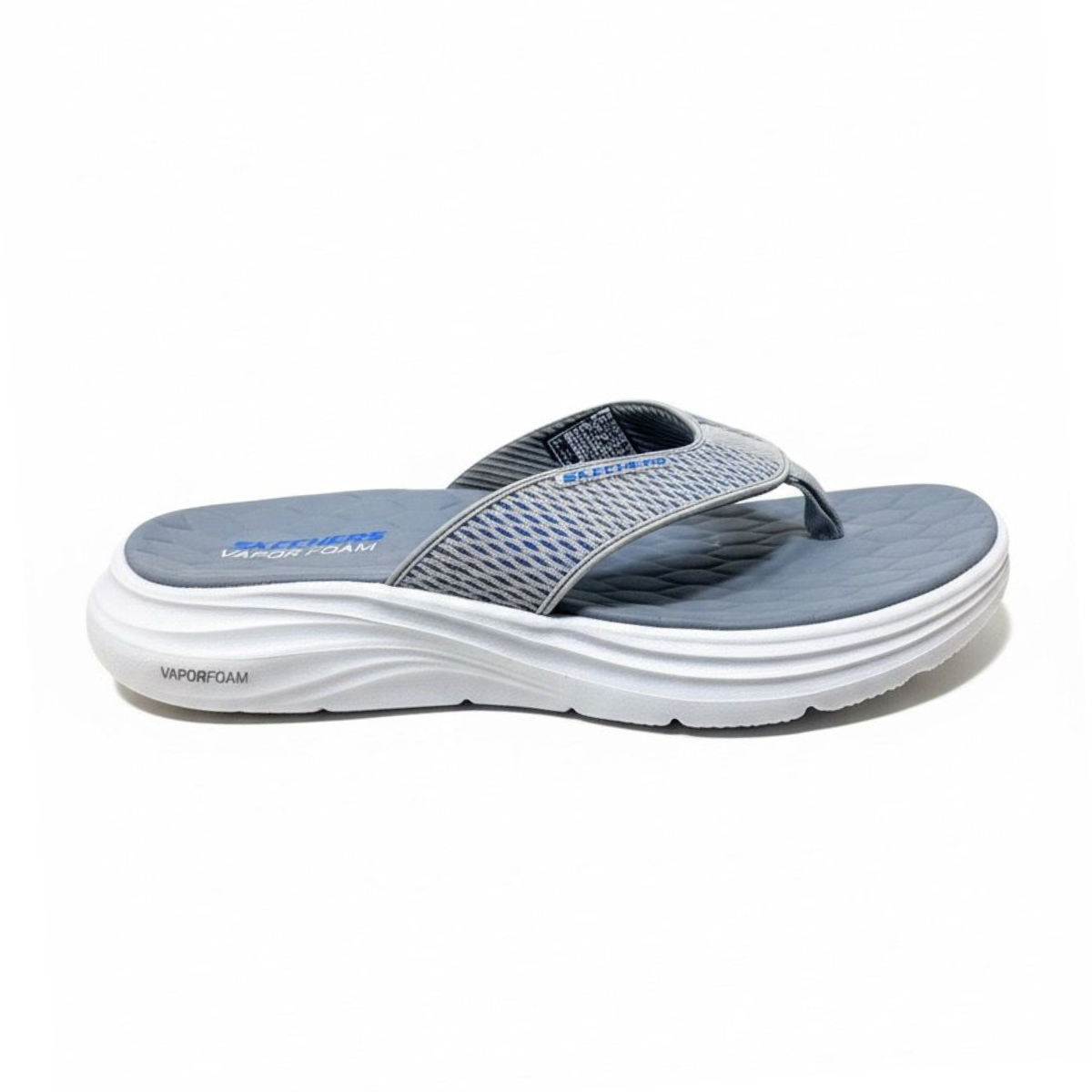 Skechers Vapor Foam Flip Flops Gray