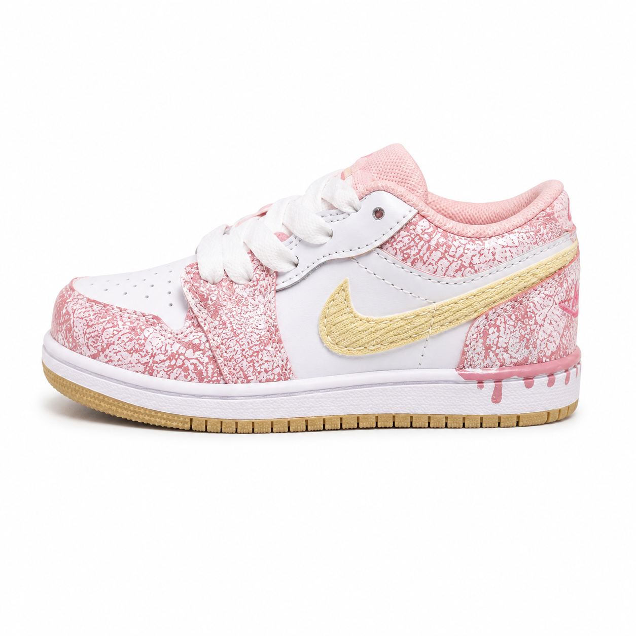 Jordan Kids Air Jordan 1 Low SE "Paint Drip" sneakers