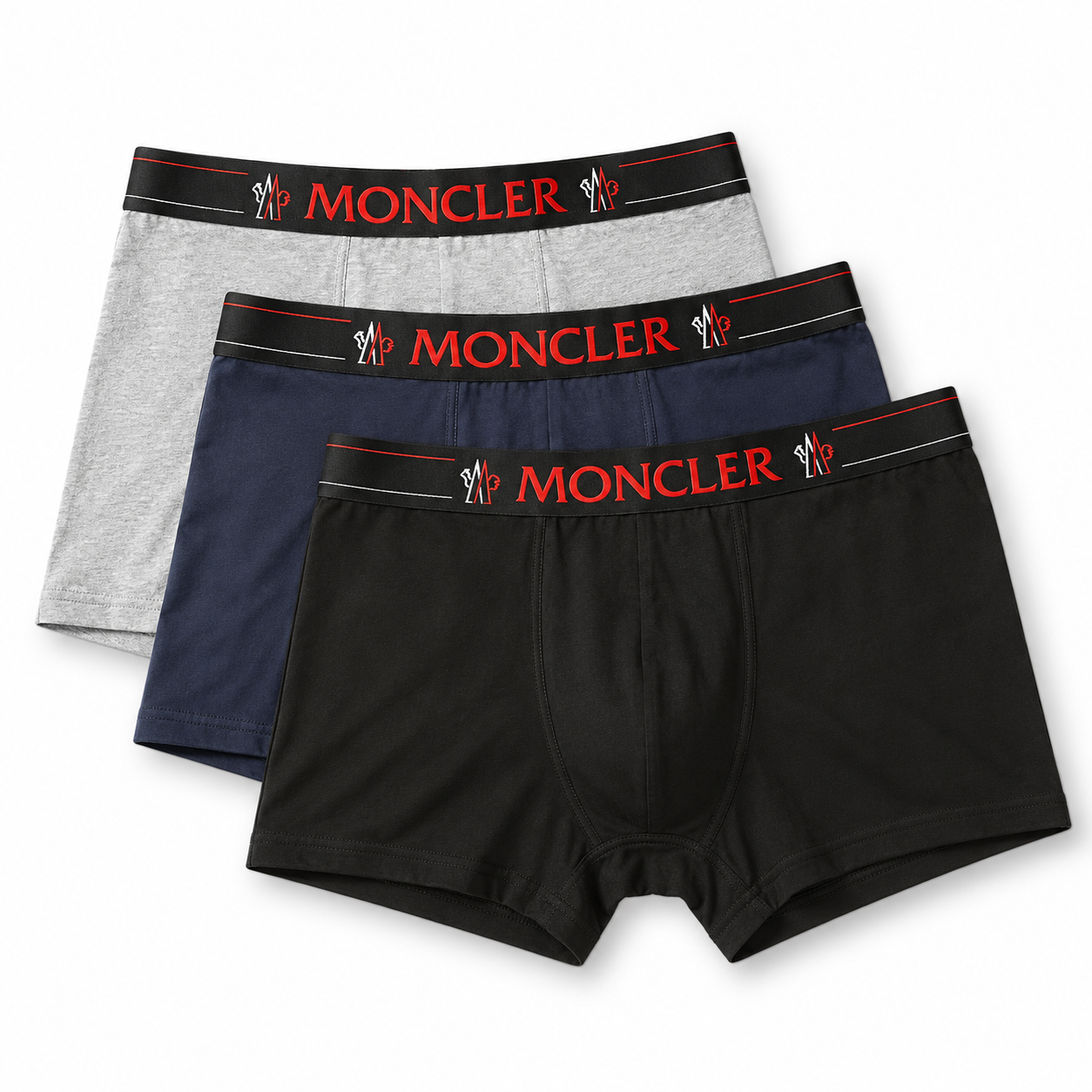 Moncler boxer shorts feature a bold 3-Pack