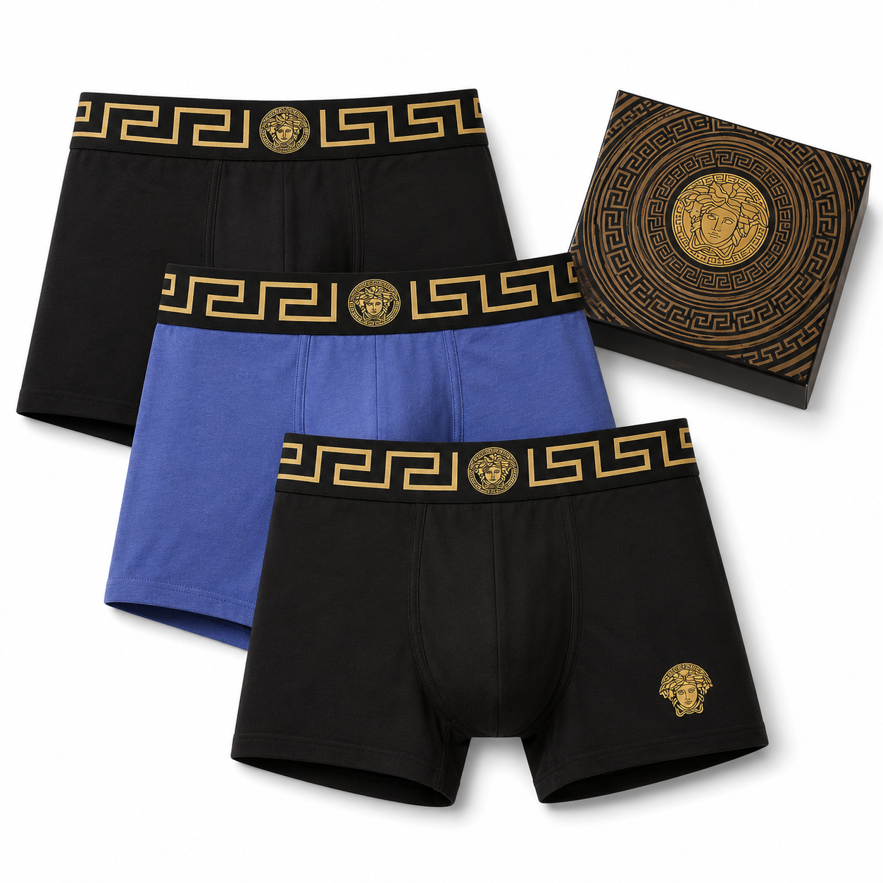 Versace Men's Boxer Briefs 3-Pack