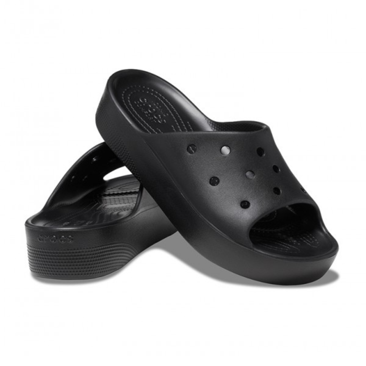 شبشب كروكس كلاسيك بلاتفورم أسود