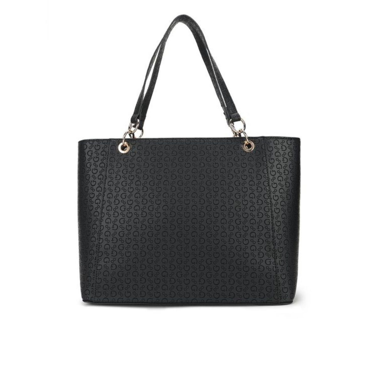 Guess Black Textured Zakaria Tote Bag