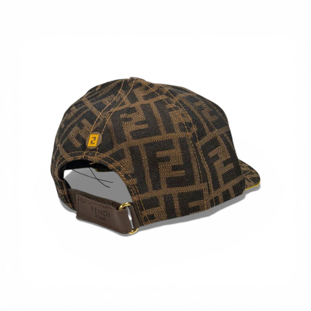 Fendi FF Jacquard Fabric Baseball Cap
