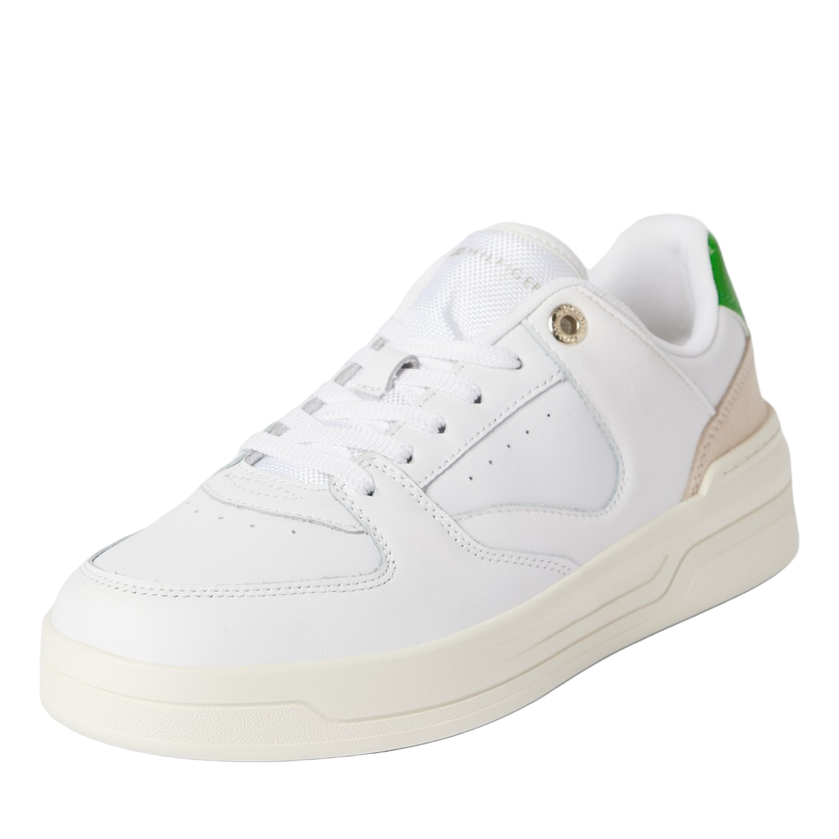 Tommy Hilfiger Leather White Sneakers