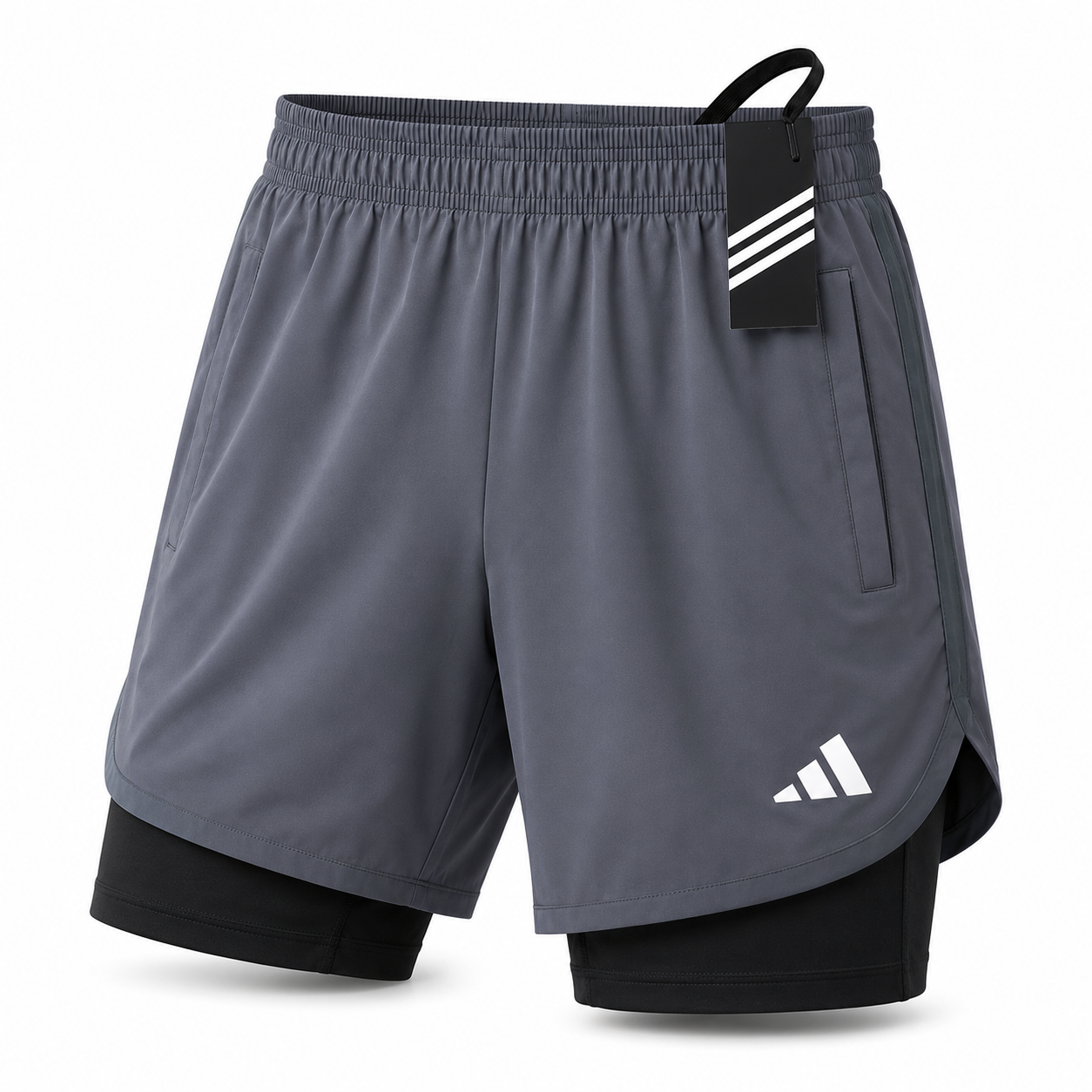 Adidas Men's 2-in-1 Training Shorts