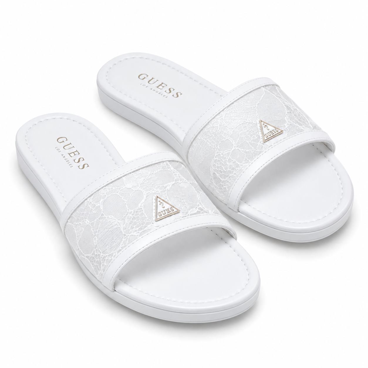 Guess Elysone logo flat sandals