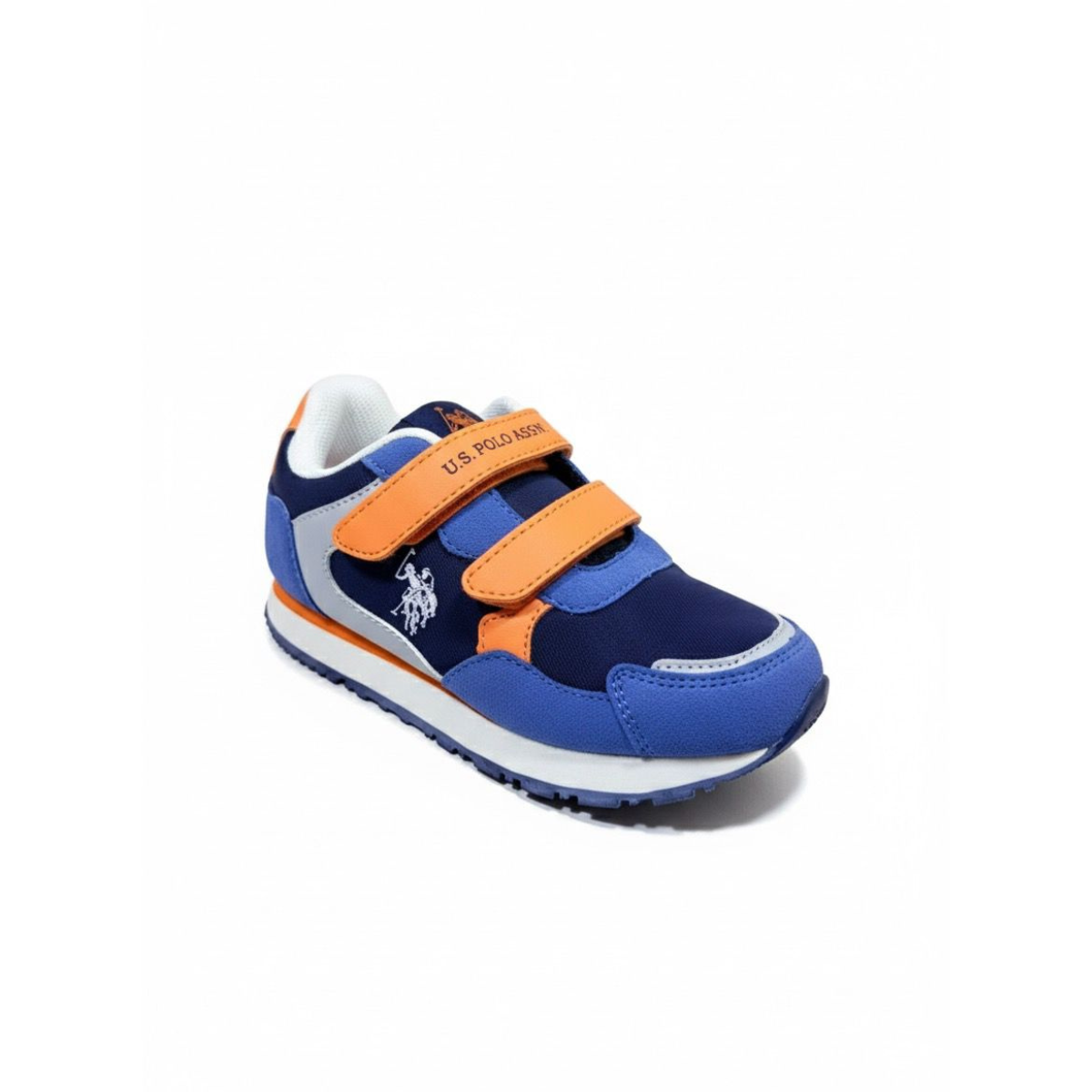US Polo Kids Sneakers Blue/Orange