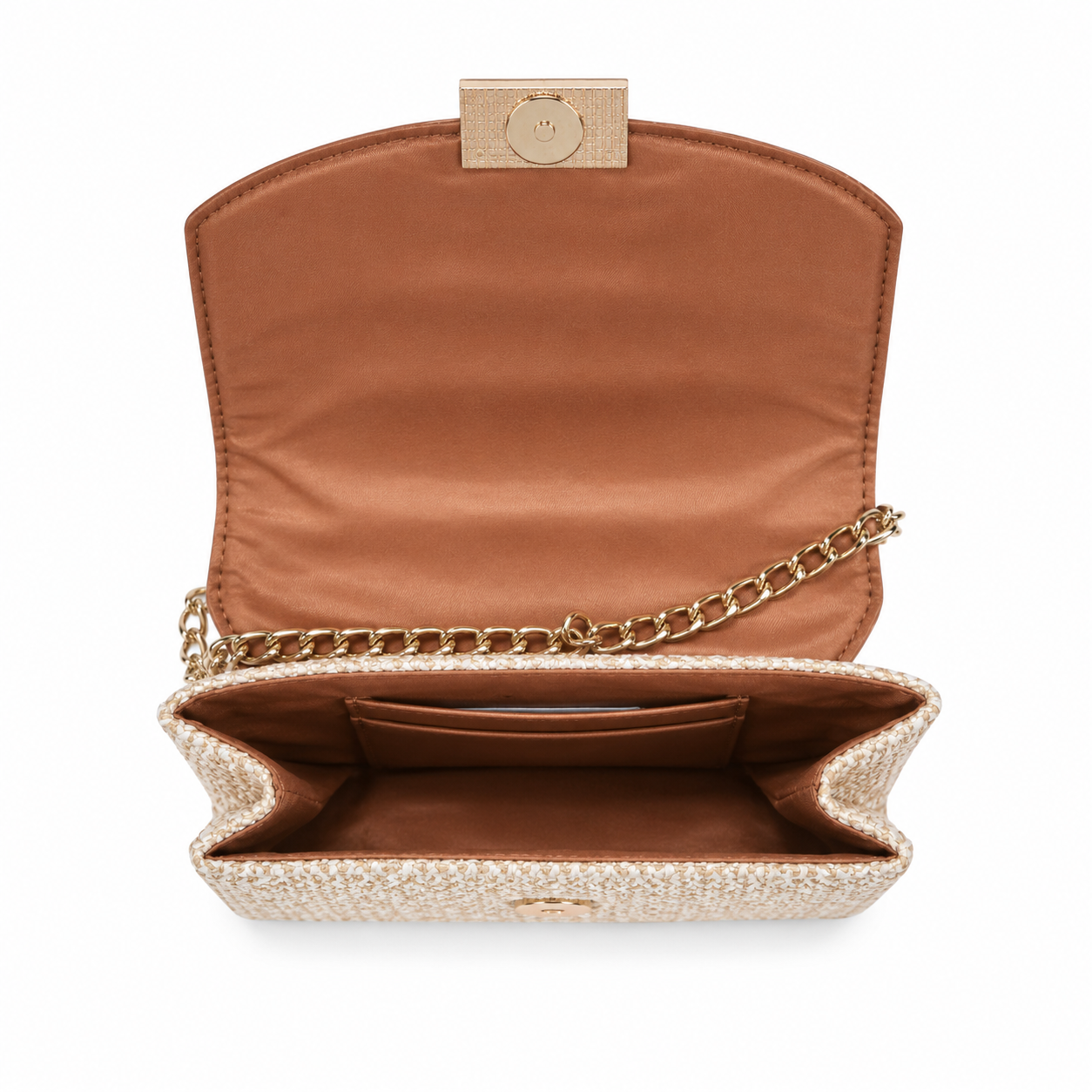 Guess Irene Raffia Crossbody Bag