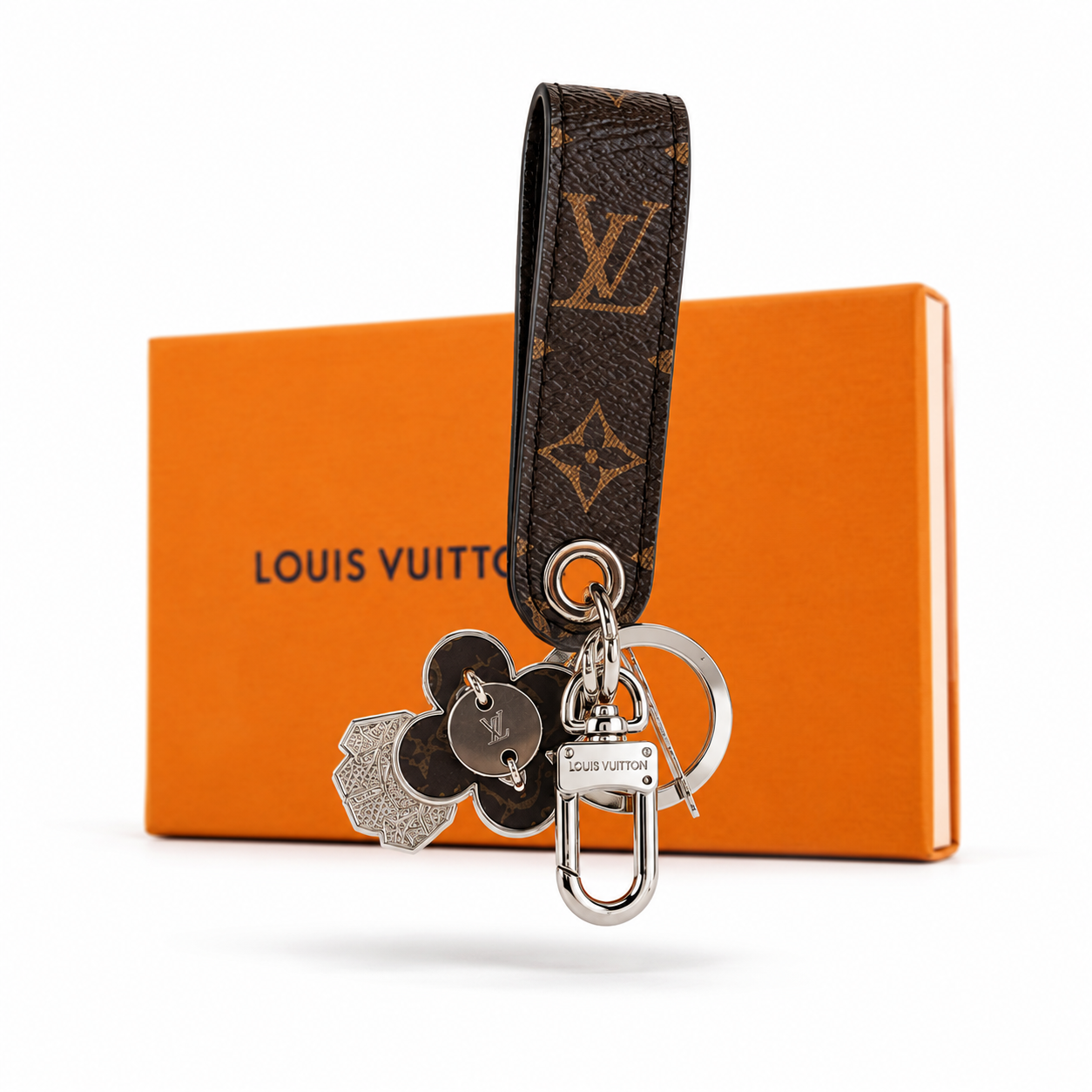 Louis Vuitton Monogram Slim Dragonne Bag Charm and Key Holder