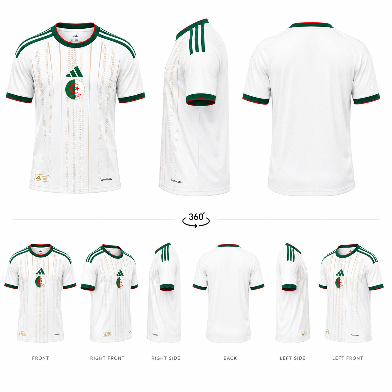 Adidas Algeria 2026 Home Jersey