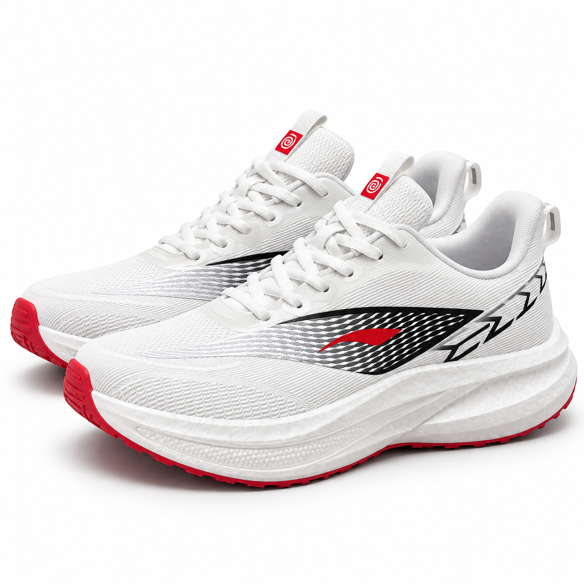 White Athletic Running Shoe