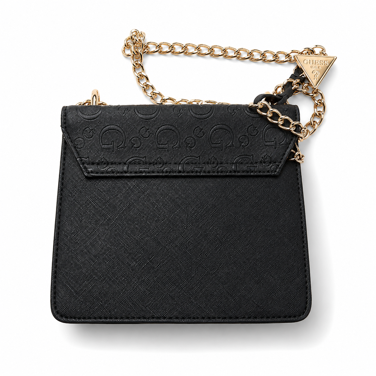 Guess debossed logo convertible crossbody bag