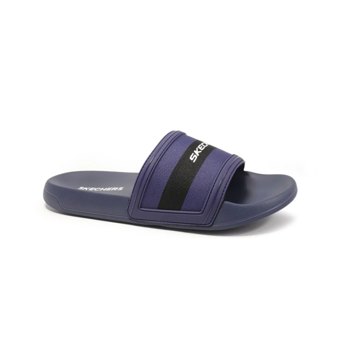 Skechers Sport  Side Lines Slides Navy Blue