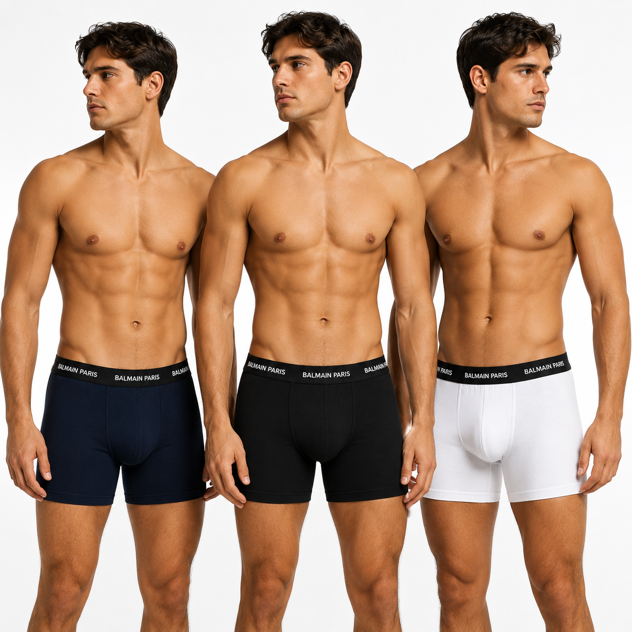 Balmain Paris logo boxer briefs 3 Pack