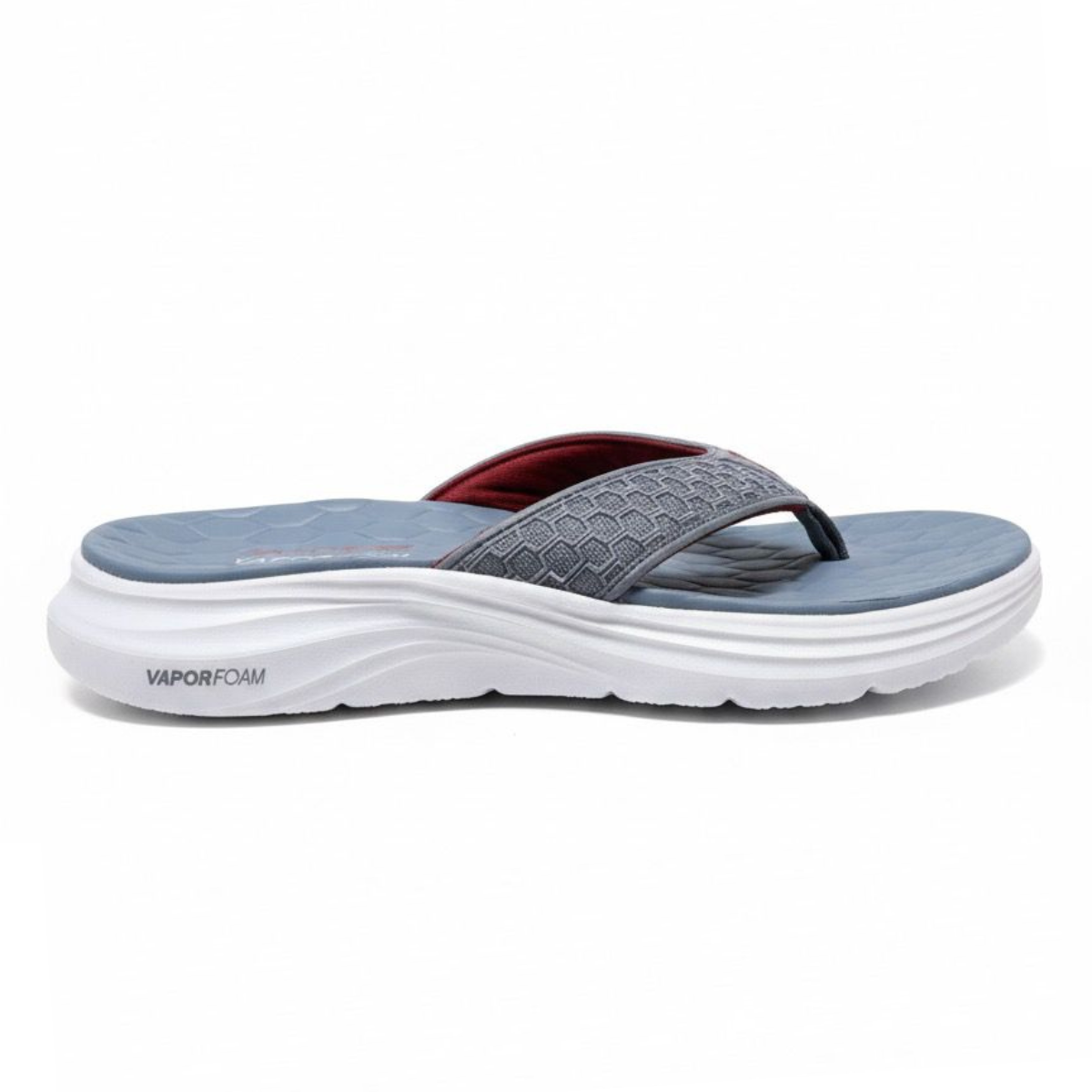Skechers Vapor Foam Flip Flops Gray