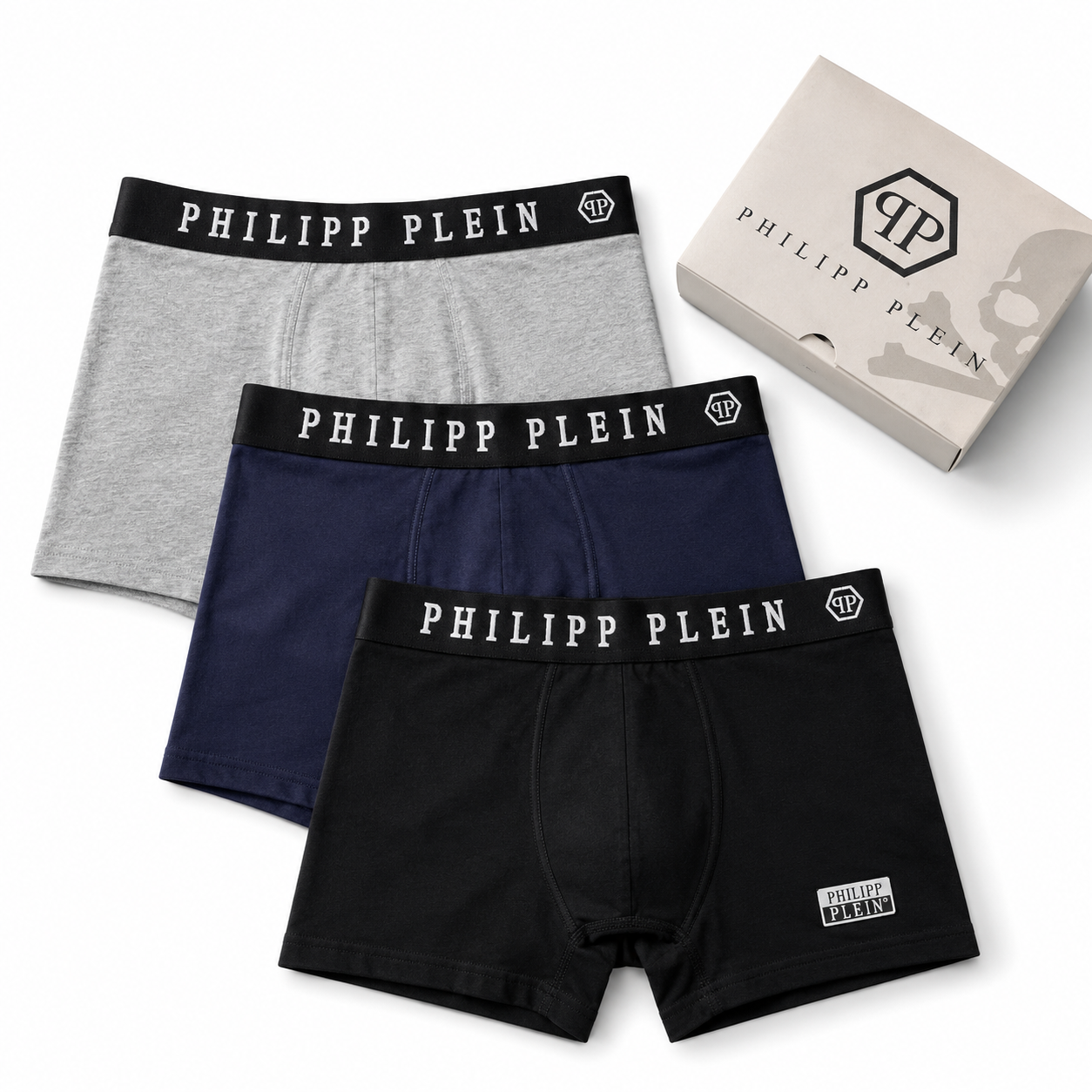 Philipp Plein Men's Boxers 3-pack