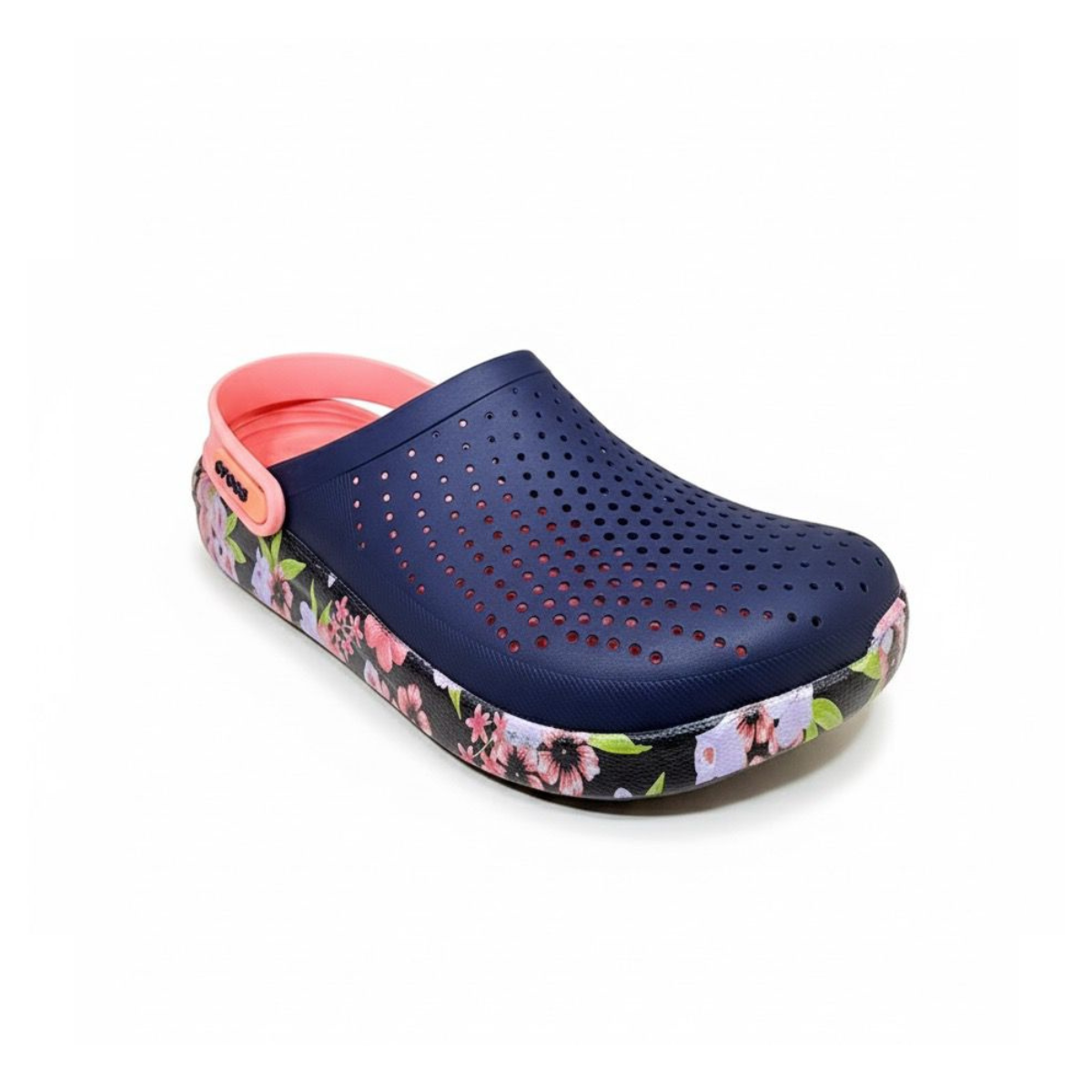 Crocs Lite Ride Clog Navy Blue/Flowers